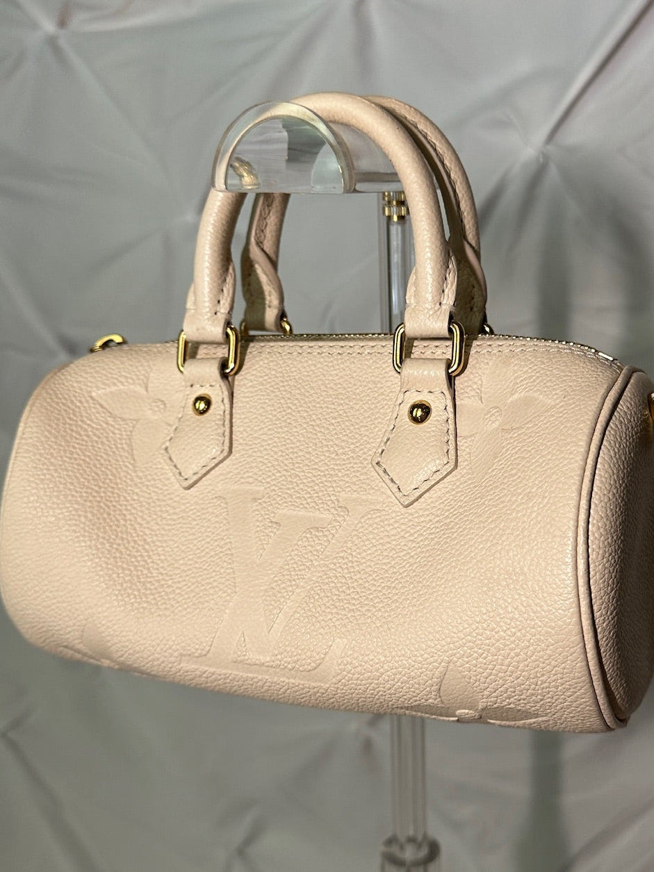 Louis Vuitton Empreinte Cream Papillon BB