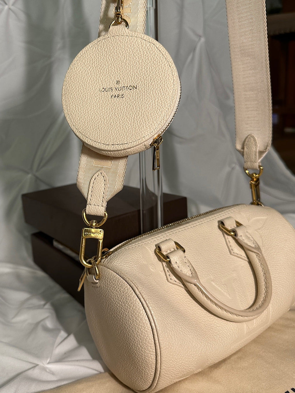 Louis Vuitton Empreinte Cream Papillon BB